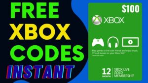 Free Xbox gift card codes 2024