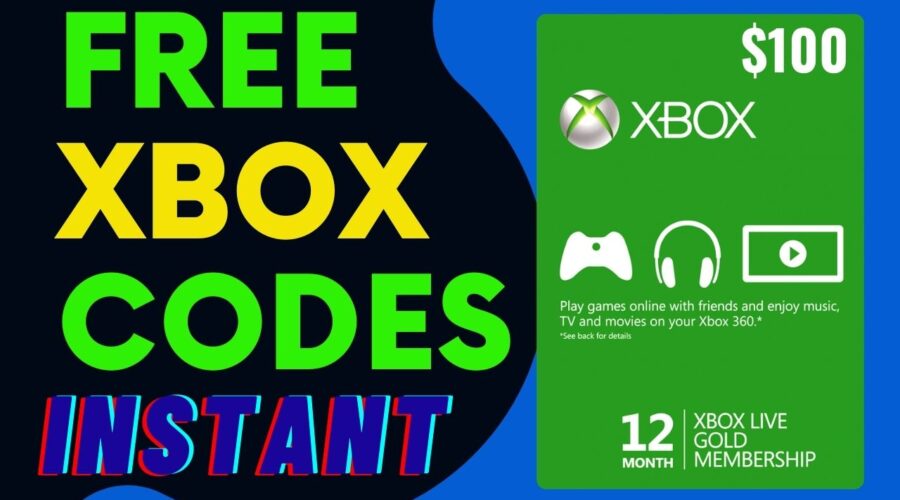 Free Xbox gift card codes 2024