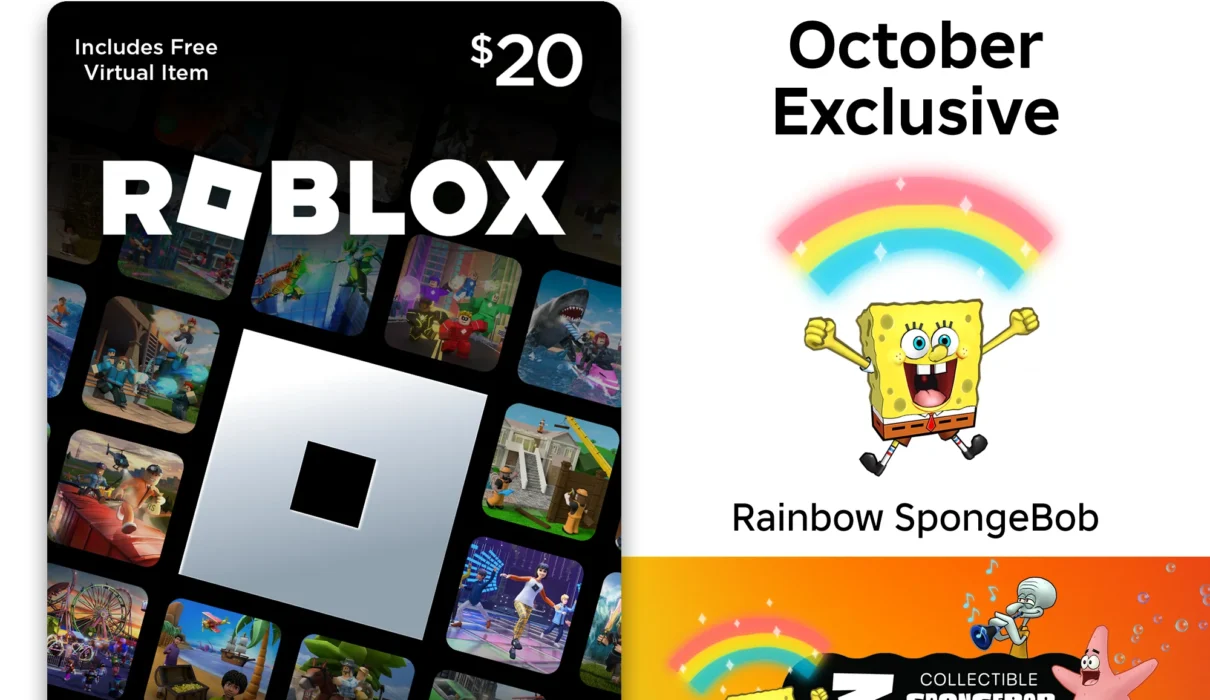 20-minute Roblox gift card