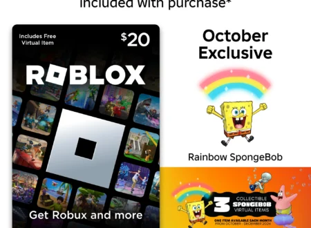 20-minute Roblox gift card