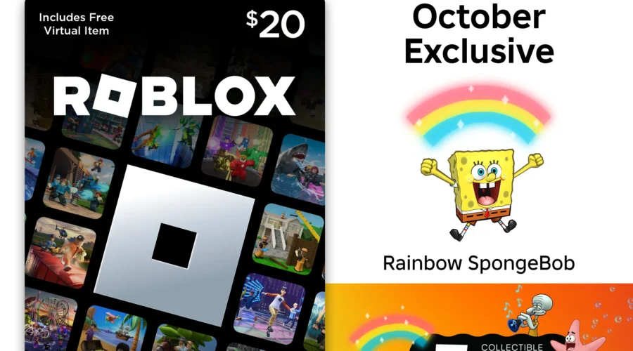 20-minute Roblox gift card