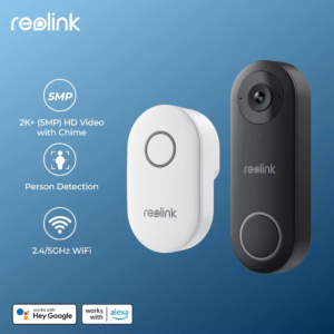 Reolink 2K+ WiFi Video Doorbell with Human Detection